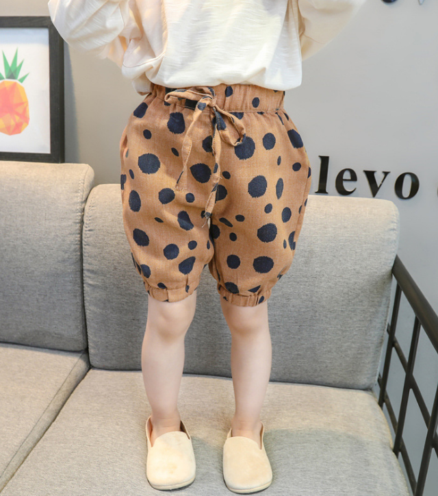 Kids Summer 2020 New Polka Dot Shorts for Girls